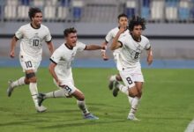 مباراة منتخب مصر للشباب