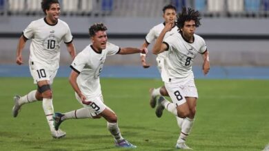 مباراة منتخب مصر للشباب